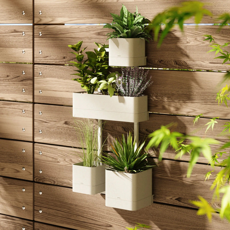 Cubiko Wall Planter - Umbra Pots & Planters - Black - HORNE