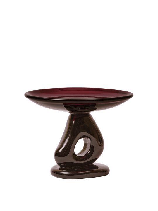 Damo Glass Centrepiece - Ø30 - Ferm Living Serveware - HORNE
