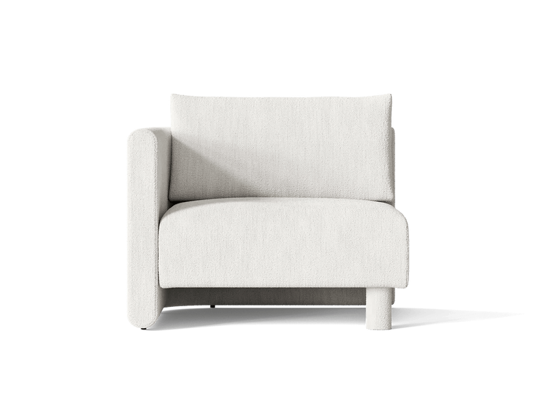 Dase Sofa Armrest - Left - Ferm Living Sofas - Soft Bouclé - Natural - HORNE