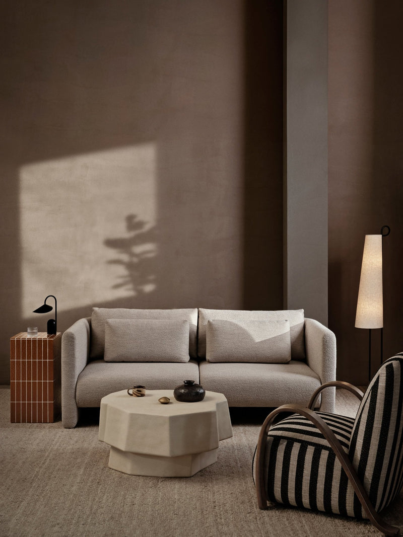 Dase Sofa Armrest - Left - Ferm Living Sofas - Soft Bouclé - Natural - HORNE