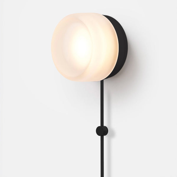 Dimple Corded - Black Anodized - RBW Lighting - Frosted - 2700K (warm white) - Corded Plug - in (Bottom) / 120V Input - HORNE