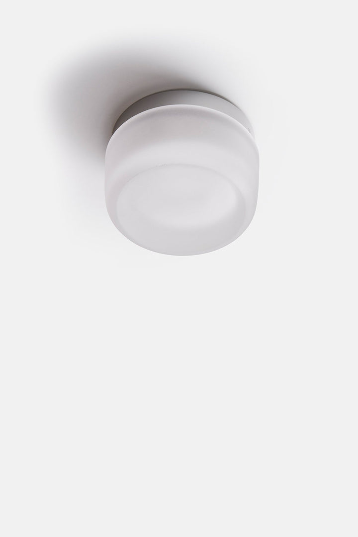 Dimple Flush Mount - Natural Anodized - RBW Lighting - Frosted - 2700K (warm white) - IP 20 - HORNE