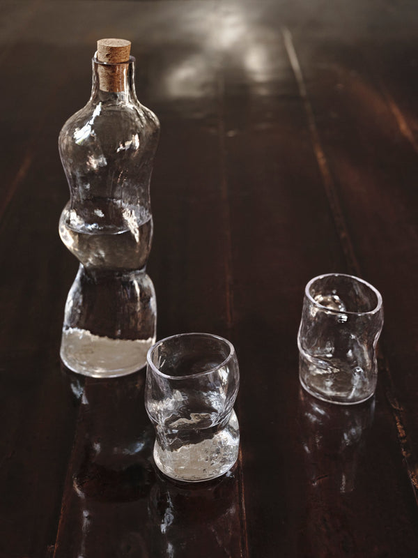 Dimple Glasses - Set of 2 - Ferm Living Glassware - HORNE