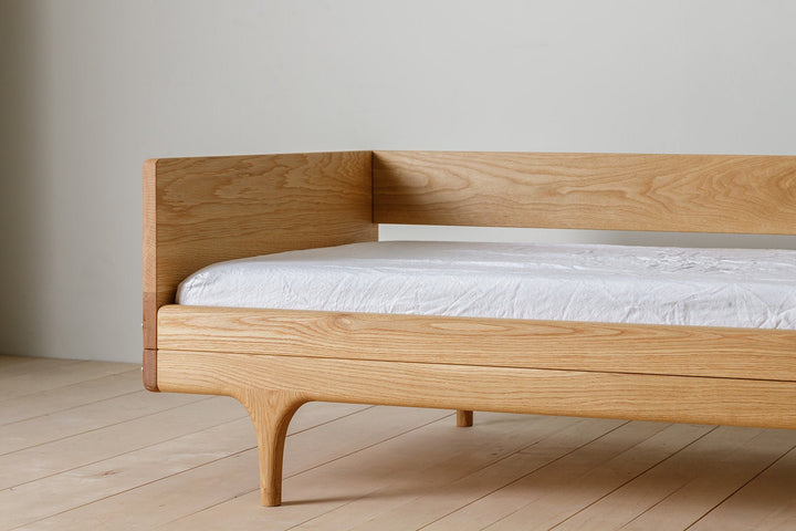 Divan Twin Bed - Kalon Studios Beds - White Oak - HORNE
