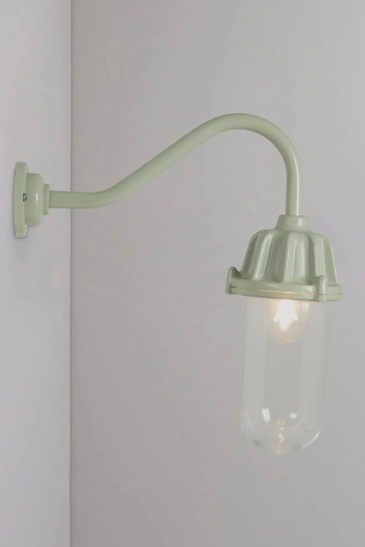 Dockside Wall Light - Davey Lighting Outdoor Lights - Putty Grey - Clear - HORNE