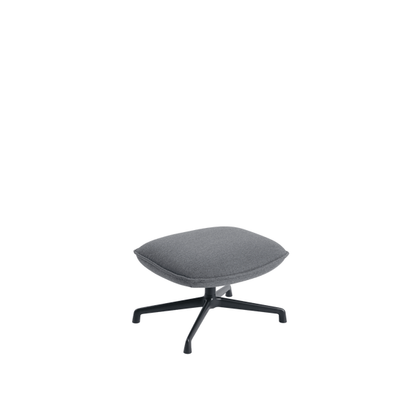 Doze Ottoman - Swivel Base - Muuto Stools + Benches + Ottomans - Ocean 80/Anthracite Black - HORNE