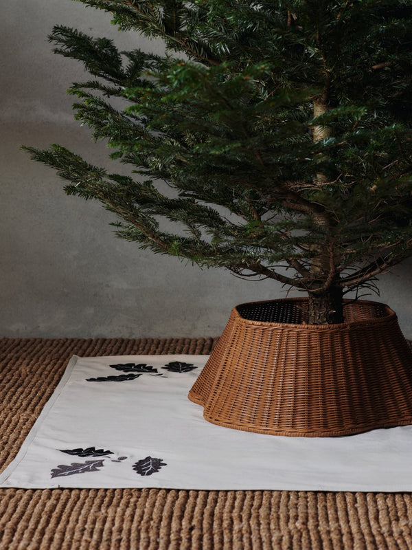 Drape Braided Tree Skirt - Ferm Living Storage + Organization - HORNE