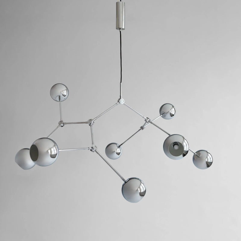 Drop Chandelier Globe - 101 Copenhagen Lighting - Regular - Burned Black - HORNE