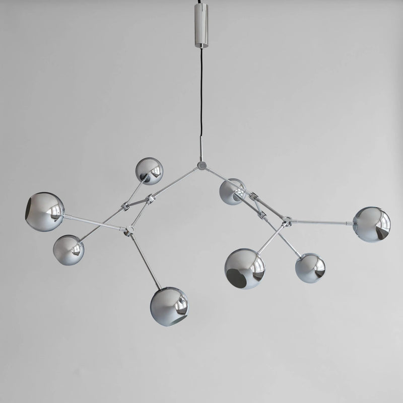 Drop Chandelier Globe - 101 Copenhagen Lighting - Regular - Burned Black - HORNE