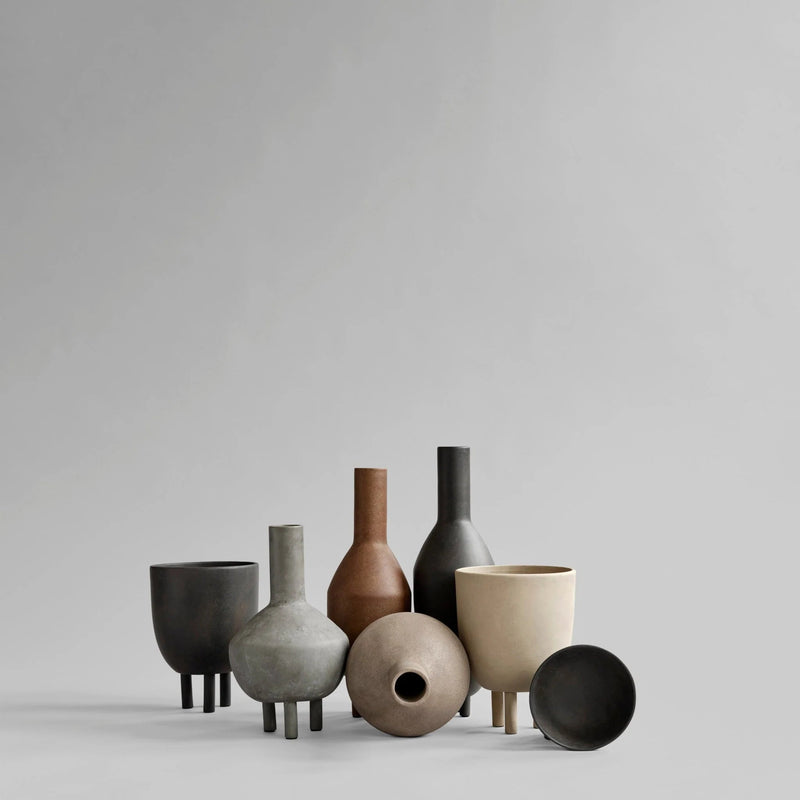 Duck Vase Fat - 101 Copenhagen Vases - Dark grey - HORNE