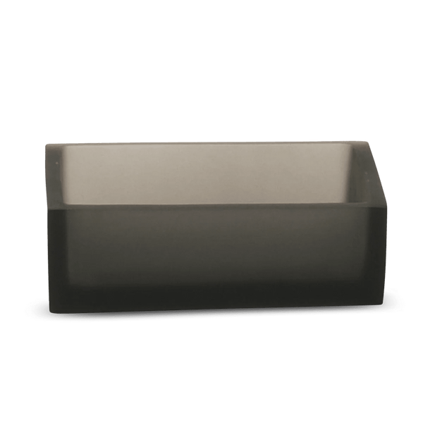 Edge Soap Dish - Tina Frey Bathroom Accessories - Grey - HORNE