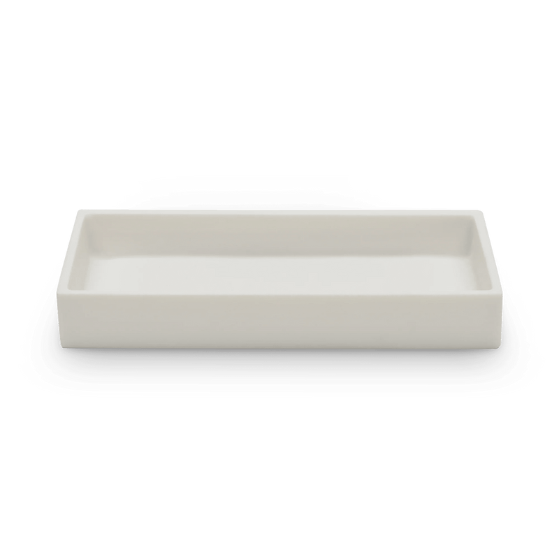 Edge Vanity Tray - Tina Frey Bathroom Accessories - White - HORNE