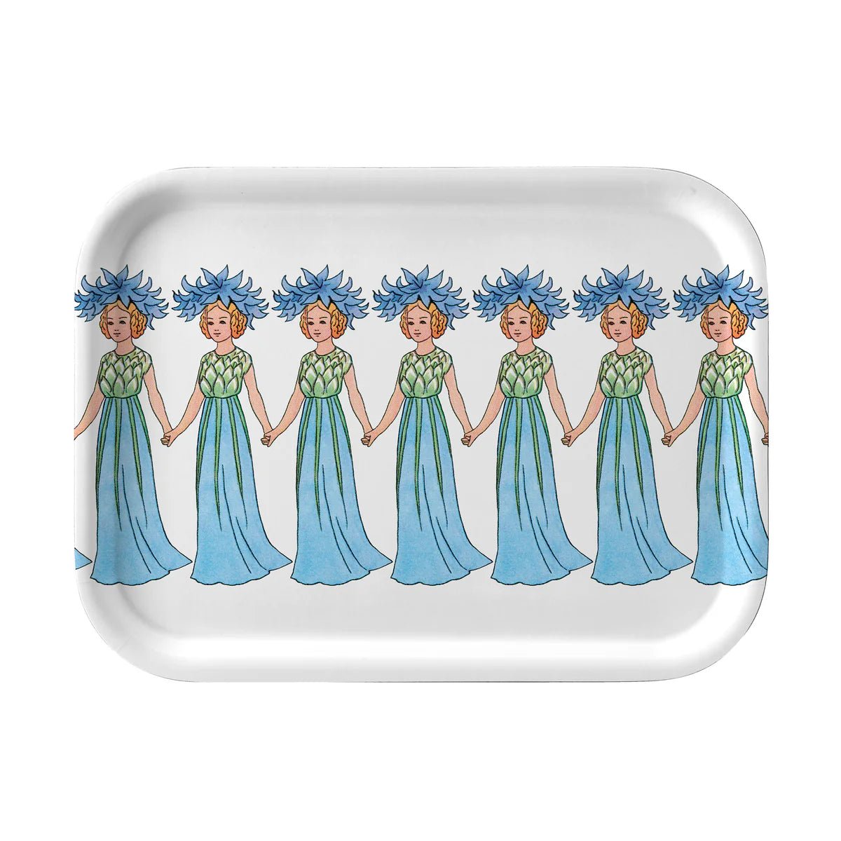 Elsa Beskow Tray 20x27 - HORNE - Poppy - HORNE