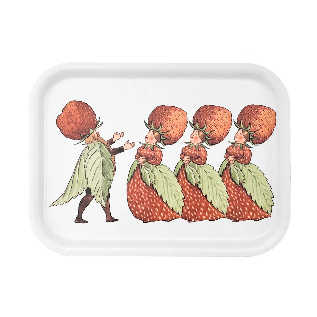Elsa Beskow Tray 20x27 - HORNE - Poppy - HORNE
