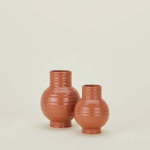 Essential Ceramic Vase - Hawkins New York Vases - Small - Terracotta - HORNE