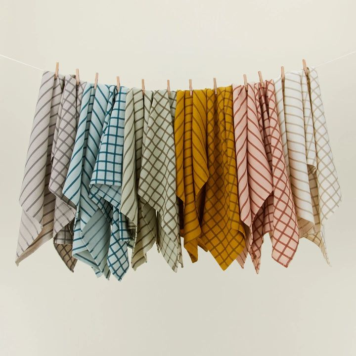 Essential Yarn Dyed Dish Towel - Set of 2 - Hawkins New York Kitchen Tools - Sky/Peacock - HORNE