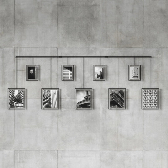 Exhibit Wall Picture Frames - Set of 9 - Umbra Mirrors - HORNE