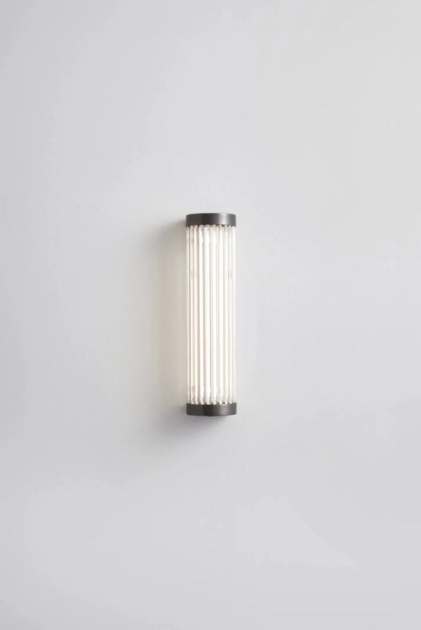Extra Narrow Pillar Light 27cm - Davey Lighting Wall Sconces - Weathered Brass - HORNE