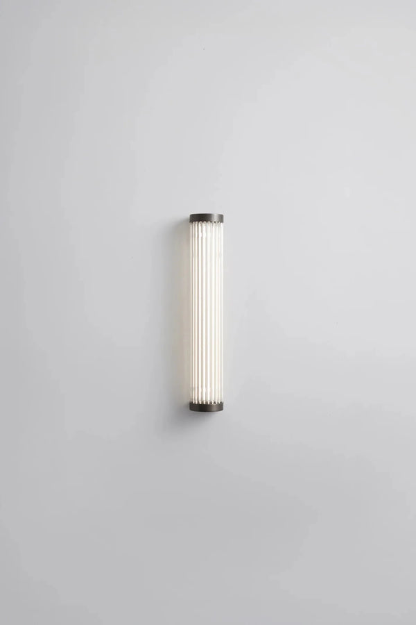 Extra Narrow Pillar Light 40cm - Davey Lighting Wall Sconces - Weathered Brass - HORNE