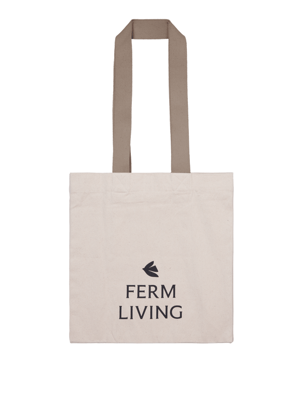 Ferm Living Everyday Tote Bag - Undyed/Dark Cashme - Ferm Living - HORNE