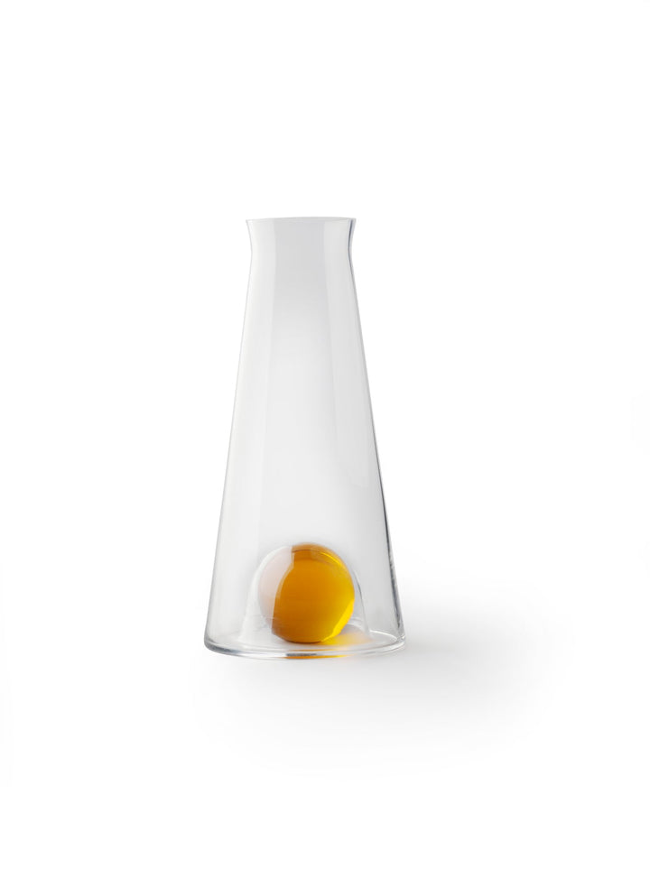 Fia Carafe - Design House Stockholm Carafes + Pitchers - Clear/Amber - HORNE