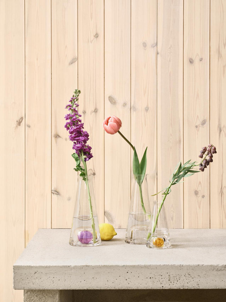 Fia Carafe - Design House Stockholm Carafes + Pitchers - Clear/Amethyst - HORNE