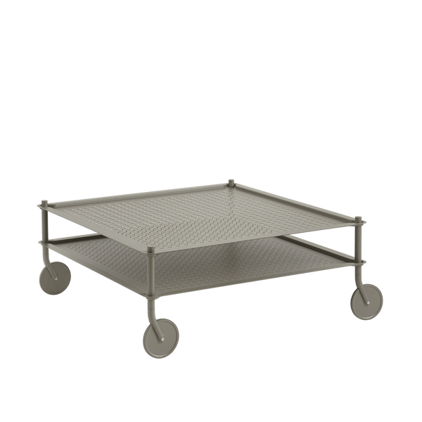 Flow Coffee Table - Muuto Trolleys + Carts - Taupe - HORNE