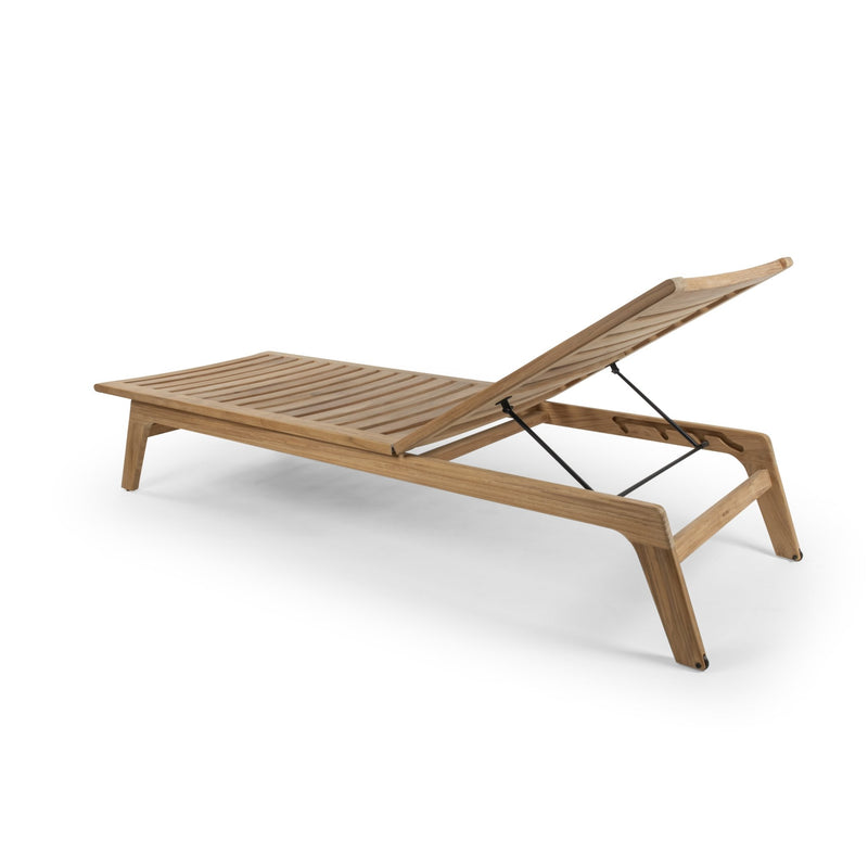 Forte Sun Lounger - Teak - BETACO Chairs - Teak - HORNE