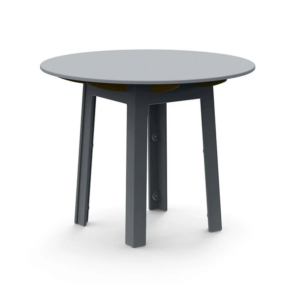 Fresh Air Round Table - 38" - Loll Designs Outdoor Furniture - Standard Table Top - Charcoal Grey - HORNE
