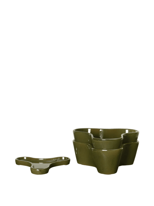 Gemi Stackable Planters - Set of 2 - Ferm Living Planters - HORNE