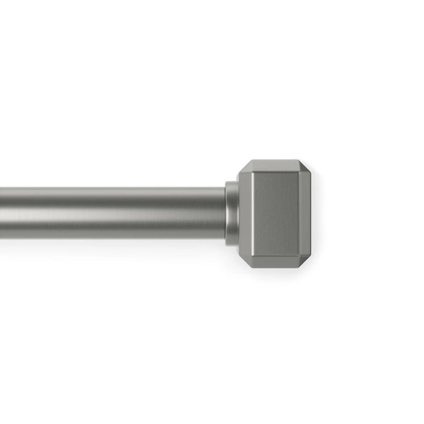 Geo Pinpoint Curtain Rod - Umbra Bath - Nickel-Steel - HORNE