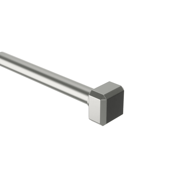 Geo Pinpoint Curtain Rod - Umbra Bath - Nickel-Steel - HORNE