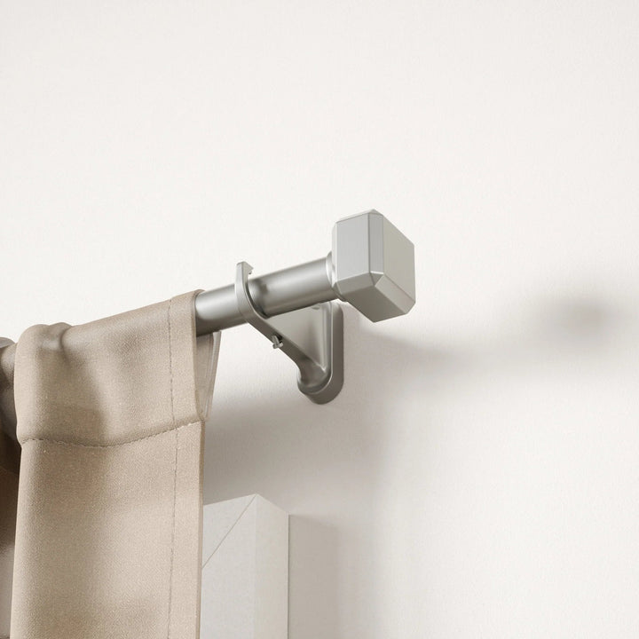 Geo Pinpoint Curtain Rod - Umbra Bath - Nickel-Steel - HORNE