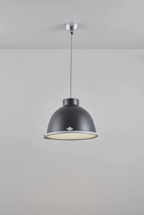 Giant 0 Pendant - Original BTC Pendants - Black with Wired Glass - HORNE
