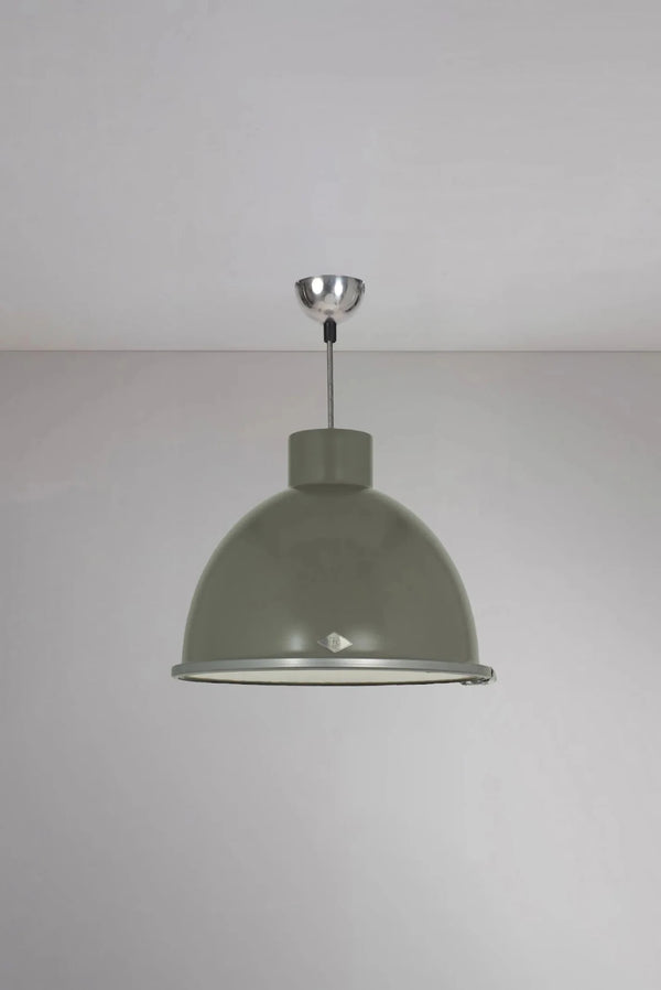 Giant 1 Pendant - Original BTC Pendants - Stone Grey with Wired Glass - HORNE