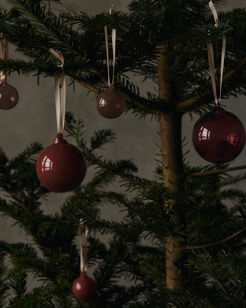 Glass Baubles - S - Set of 3 - Ferm Living Decor - HORNE