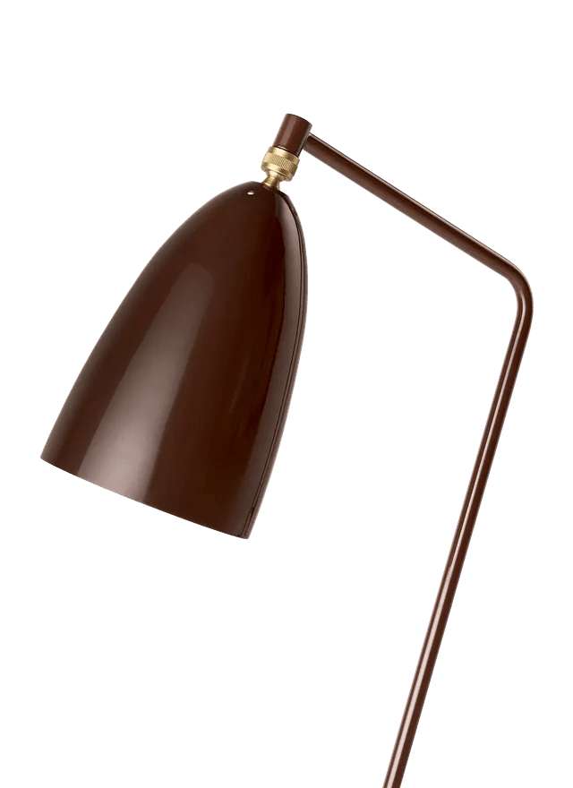 Gräshoppa Floor Lamp - Gubi Floor Lamps - Black Glossy - HORNE