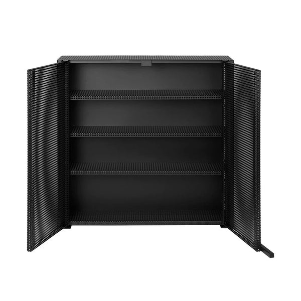 Grid Wall Cabinet - Kristina Dam Sideboards + Cabinets - Black - HORNE