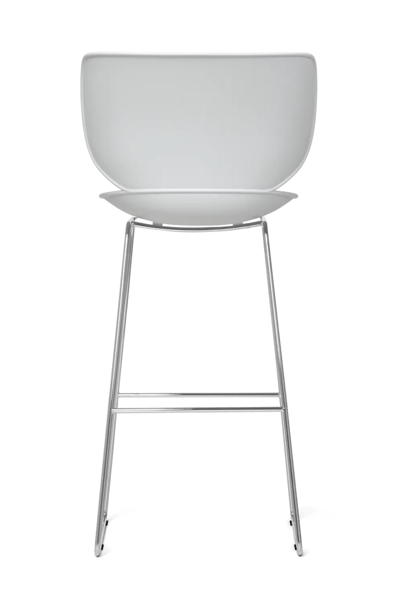 Hana Bar Stool Un - Upholstered Set of 2 - Moooi Stools + Benches + Ottomans - Black - Black - High - HORNE