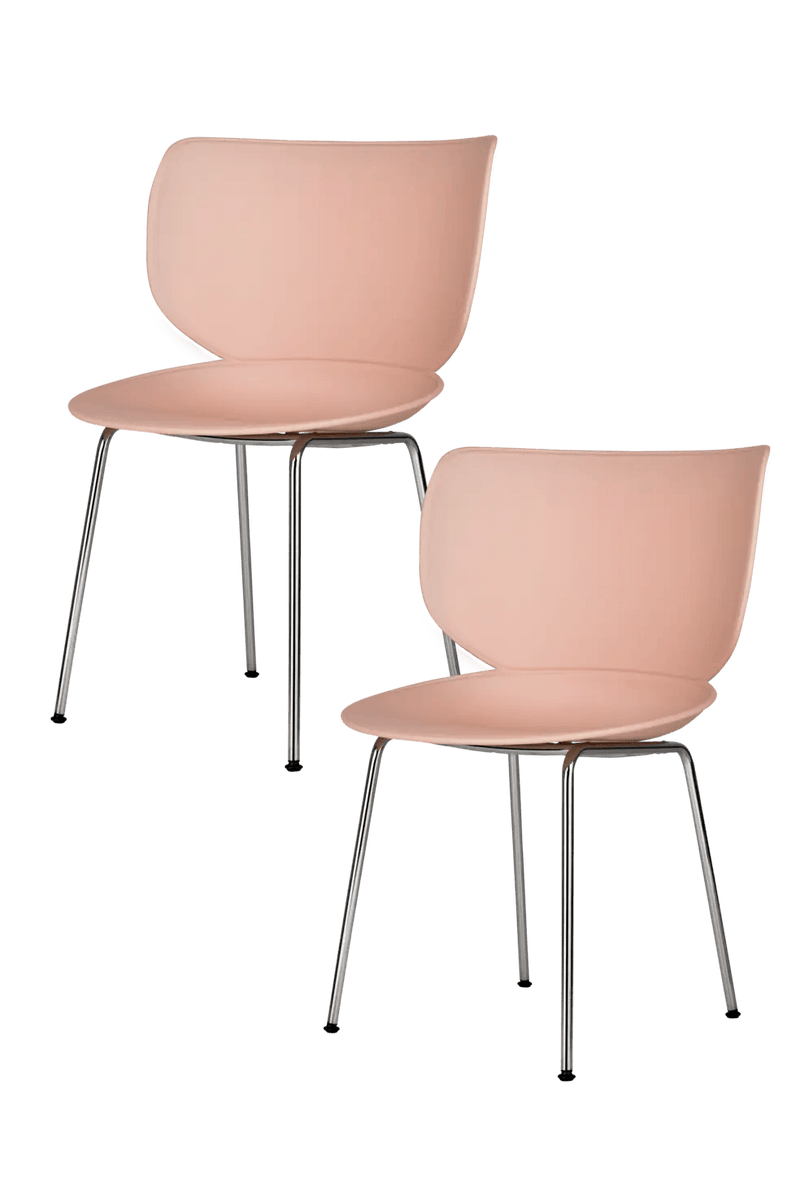 Hana Chairs Un - Upholstered Set of 4 - Moooi Chairs - Black - Black - NON - STACKABLE - HORNE