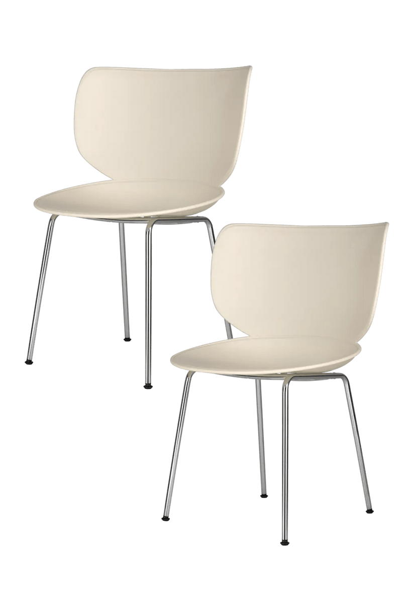 Hana Chairs Un - Upholstered Set of 4 - Moooi Chairs - Black - Black - NON - STACKABLE - HORNE