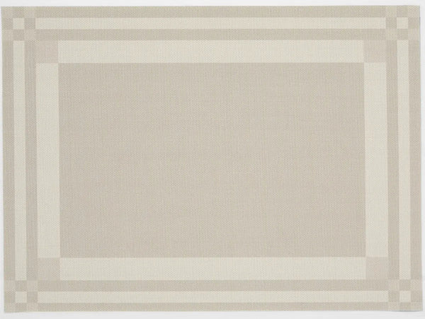 Handkerchief Rectangular Placemat - Set of 4 - Chilewich - Kitchen + Table Linens - Flax - HORNE