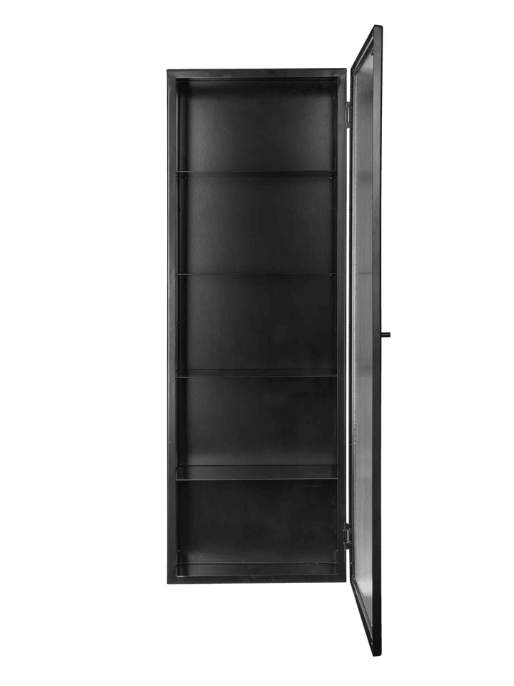 Haze Wall Cabinet - Tall - Ferm Living Storage + Organization - Stainless Steel - HORNE
