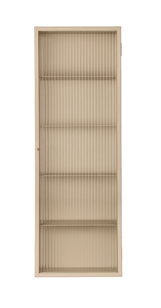 Haze Wall Cabinet - Tall - Ferm Living Storage + Organization - Cashmere - HORNE
