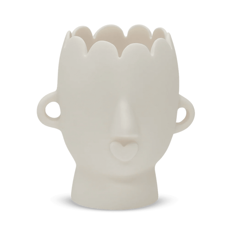 Heads Feminine Vase - Tina Frey Decorative Objects - Black - HORNE