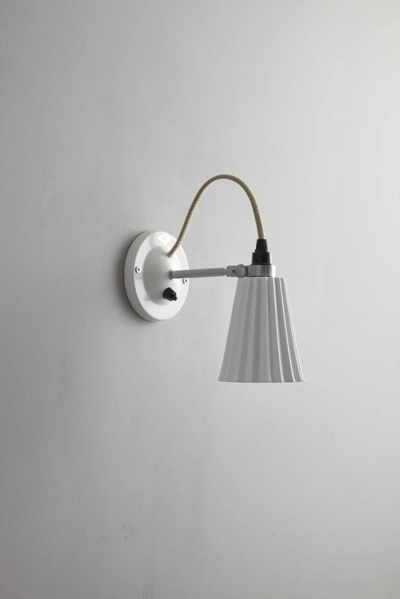 Hector Pleat Small Wall Light - Switched - Original BTC Wall Sconces - HORNE