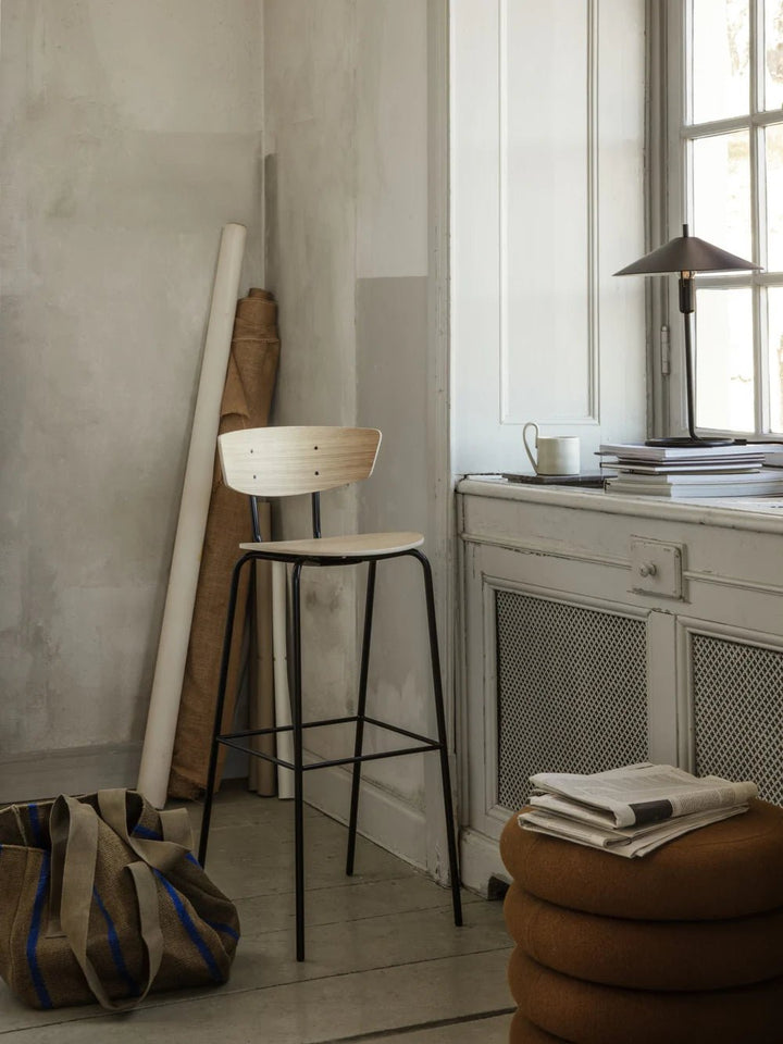 Herman Bar Chair - Ferm Living Chairs - White Oiled Oak - HORNE