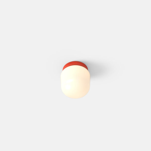 Hoist Flush Mount - No Shade - RBW Lighting - Vermilion - Large Glass Diffuser - 2700K (warm white) - HORNE
