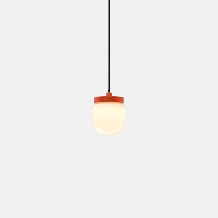 Hoist Pendant - No Shade - RBW Lighting - Vermilion - Large Glass Diffuser - 2700K (warm white) - HORNE