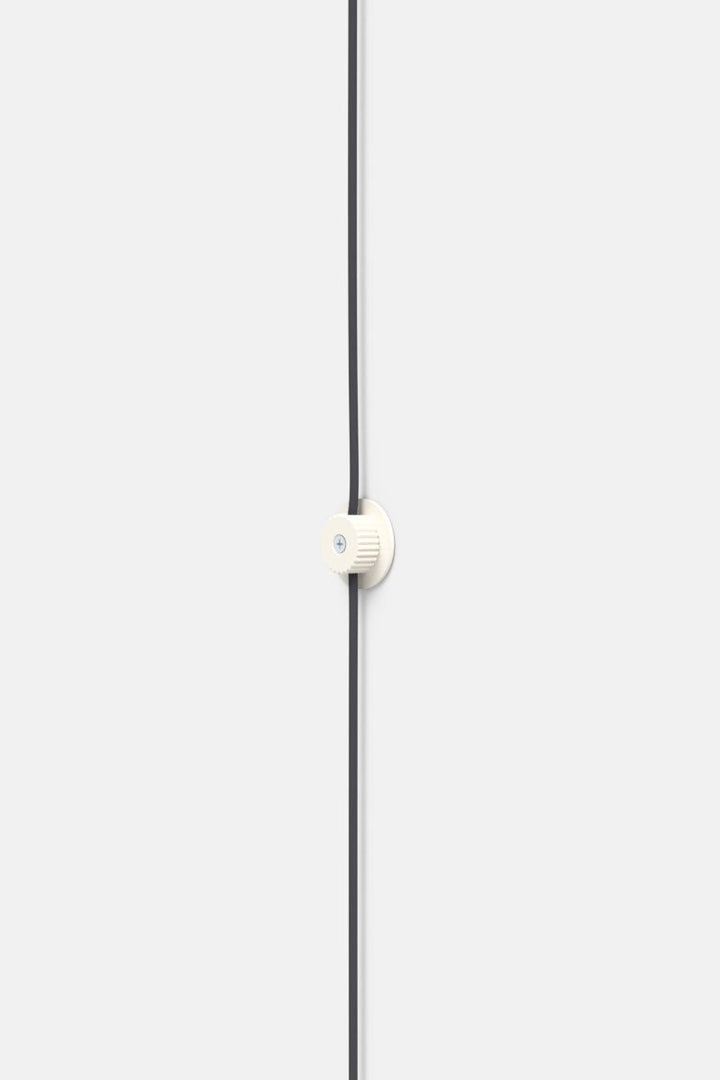 Hoist Pendant Plug - In - Large Glass Diffuser - No Shade - RBW Lighting - Matte Black - Cream White - 2700K (warm white) - HORNE